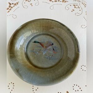 Wade Irish Porcelain Decorative Plate with Mallard Duck Design